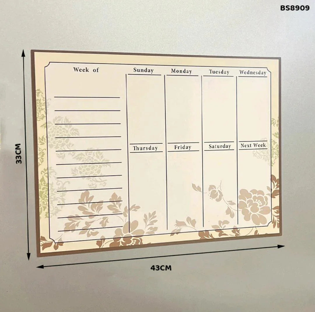 Bs8909 A3 Magnetic Planner