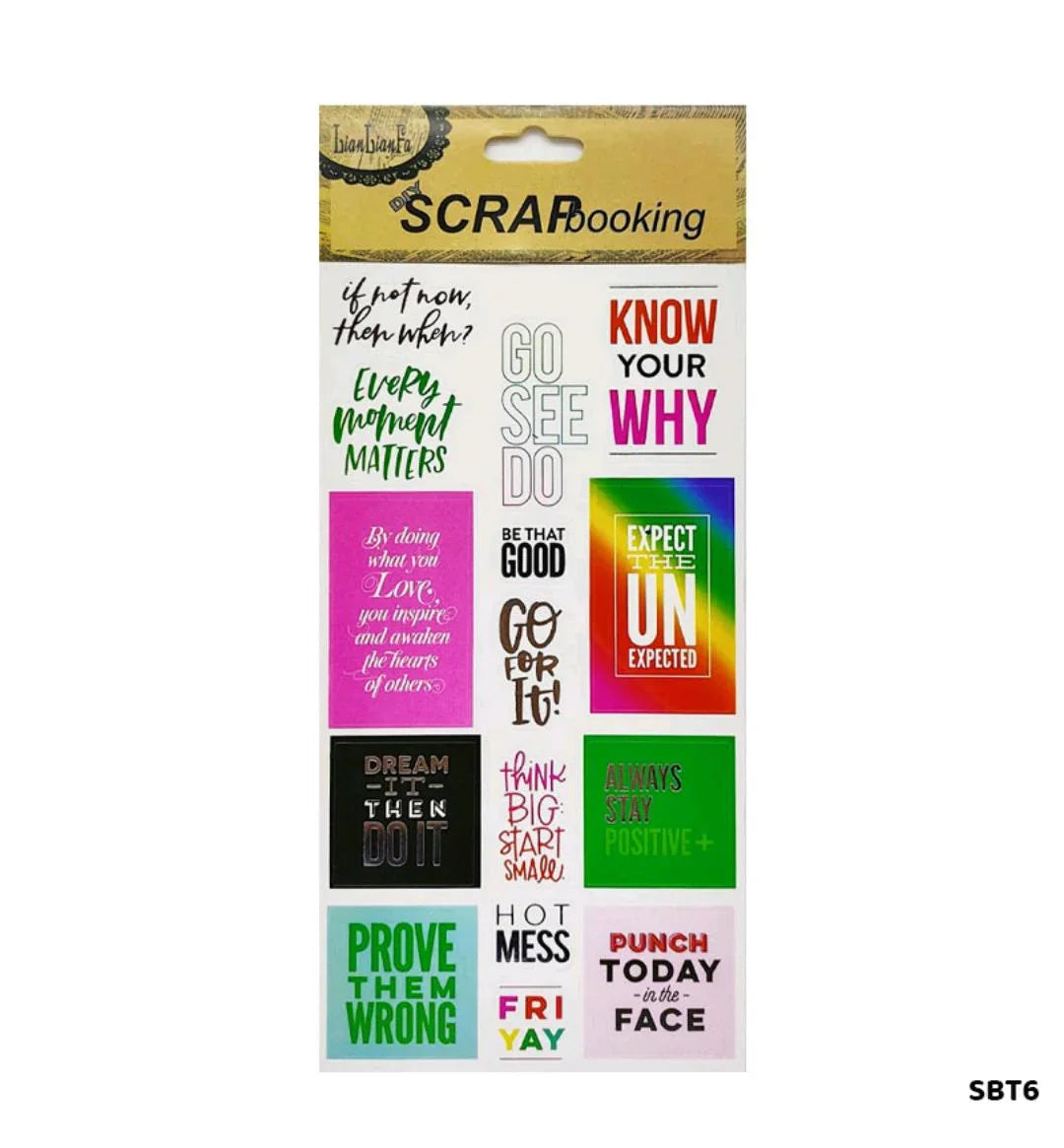Sbt6 Scrap Book Sticker