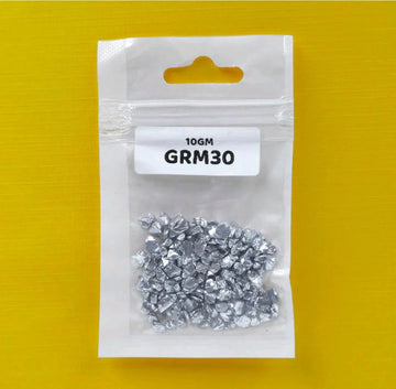 Grm30 Glass Metallic Resin Stones 10Gm