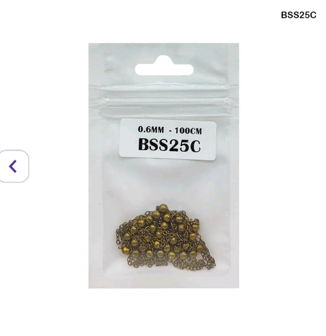 Bss25C Chain 0.6Mm Coper 100Cm