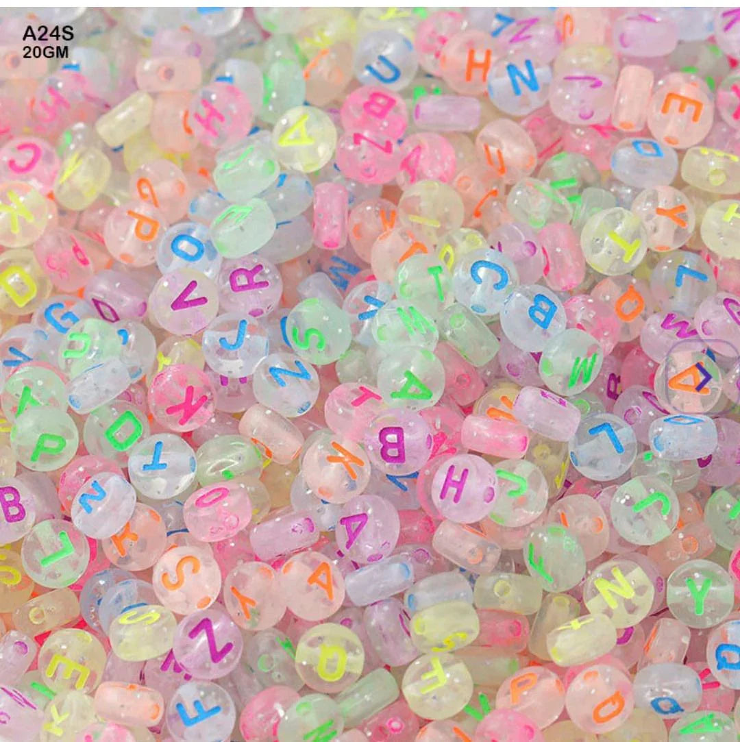 Bracelet Beads Plastic 20Gm (A24S)