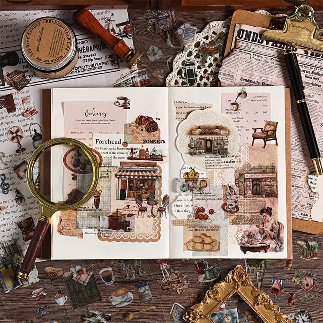 Premium Fantasy-Themed Journaling Stickers – Pack of 6 Sheets – Magical Aesthetic Stickers for Scrapbooking & Planners