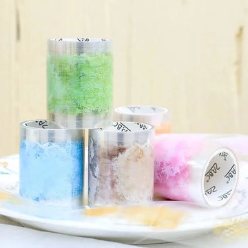 ( ) Premium Pastel Transparent Water & river Washi Tape  50mm x 2m  pack of 1 washi tape