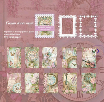 Wzxcklawq005 Delier Deco Paper 24 Sheets 120X150Mm