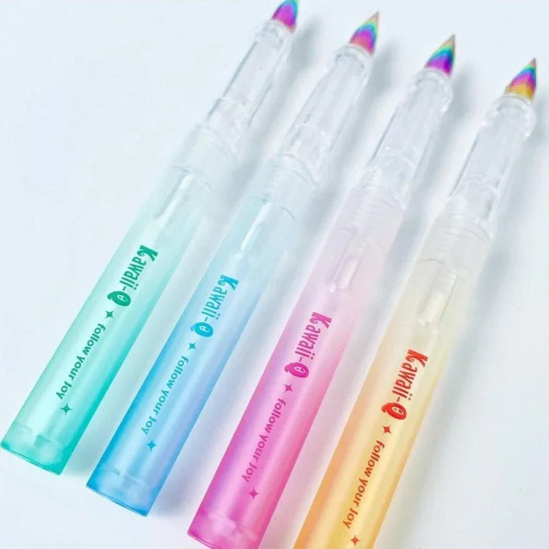– Dreamy Pastel Premium Fountain Pen Set | Smooth Rainbow Nib, Comfortable Grip & Extra Ink Cartridges