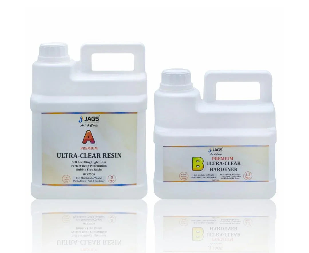 Ultra Clear Set Resin 5KGS Hardener 2.5KGS UCR7500