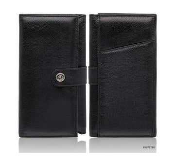 Leatherette Passport Holder Black PH07LTBK