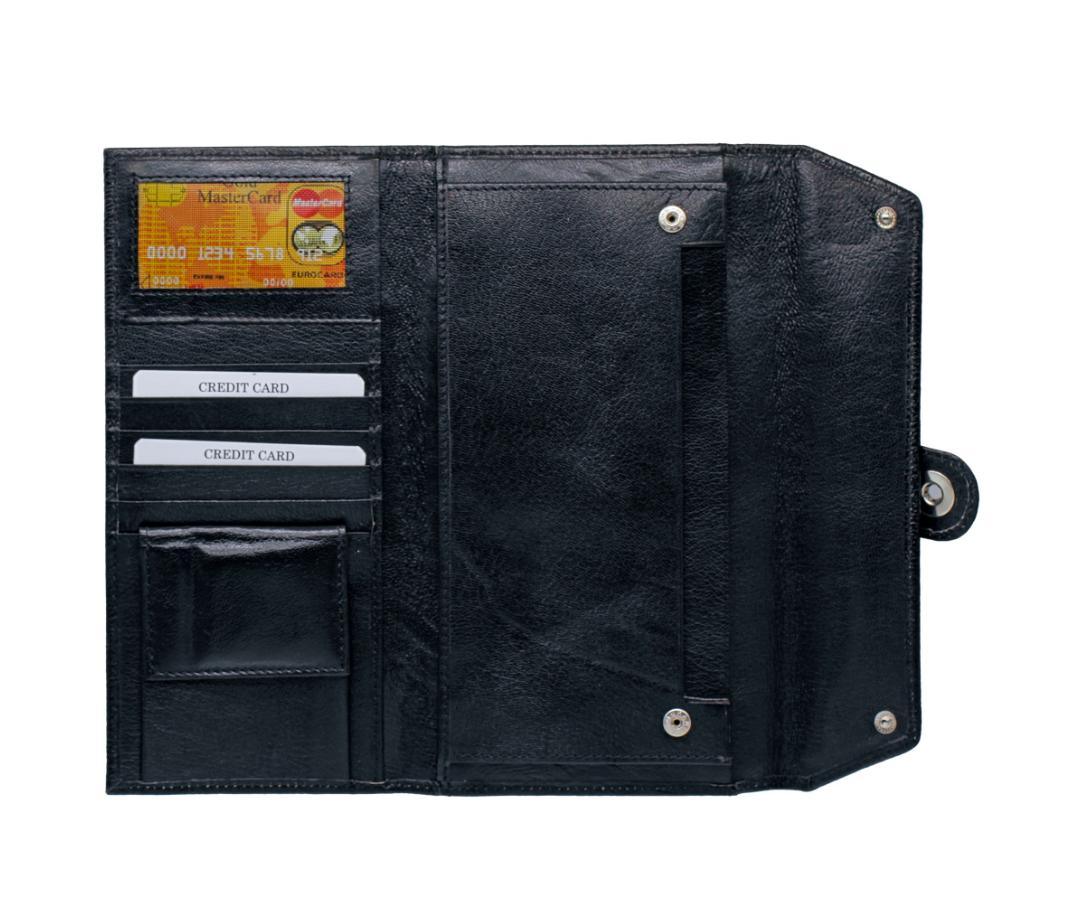 Leatherette Passport Holder Black PH07LTBK