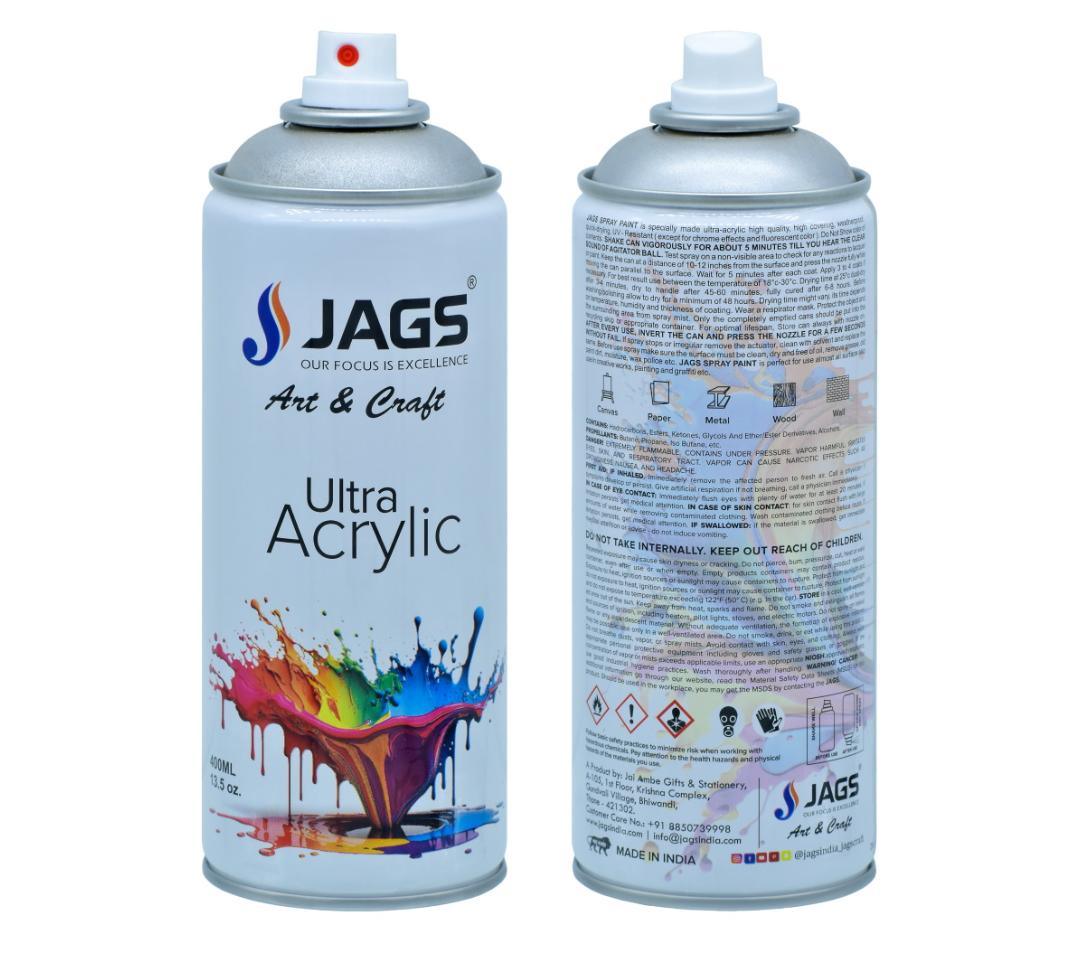 Jags Spray Ultra Acrylic 400ml Clear Glossy 600 J400M600