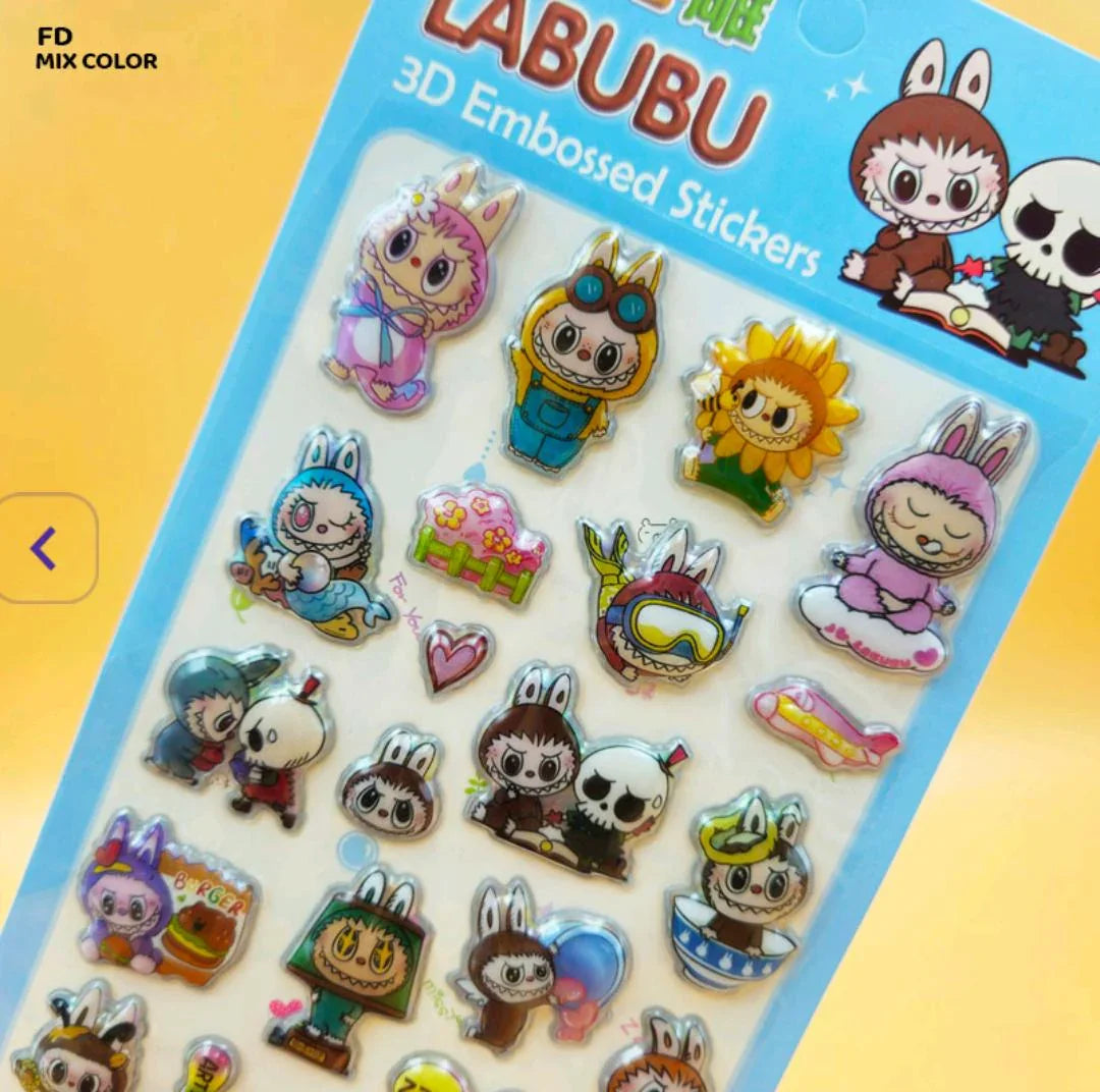 Fd 3D Embossed Kids Cartoon Stickers (Fd)