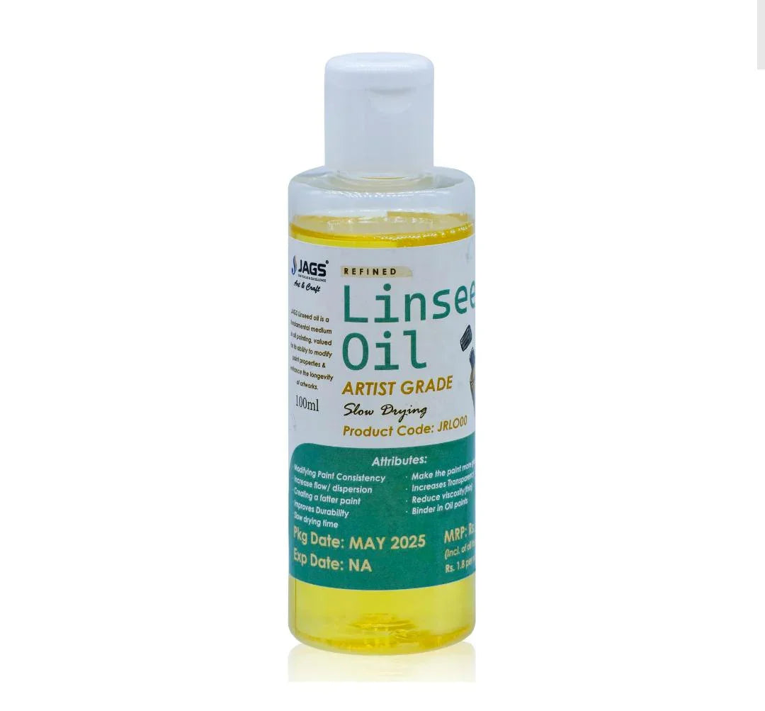 Jags Refined Linseed Oil 100Ml JRLO00