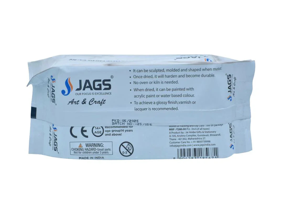 Jags Air Hardening Clay 500Grams Skin JAHC500S