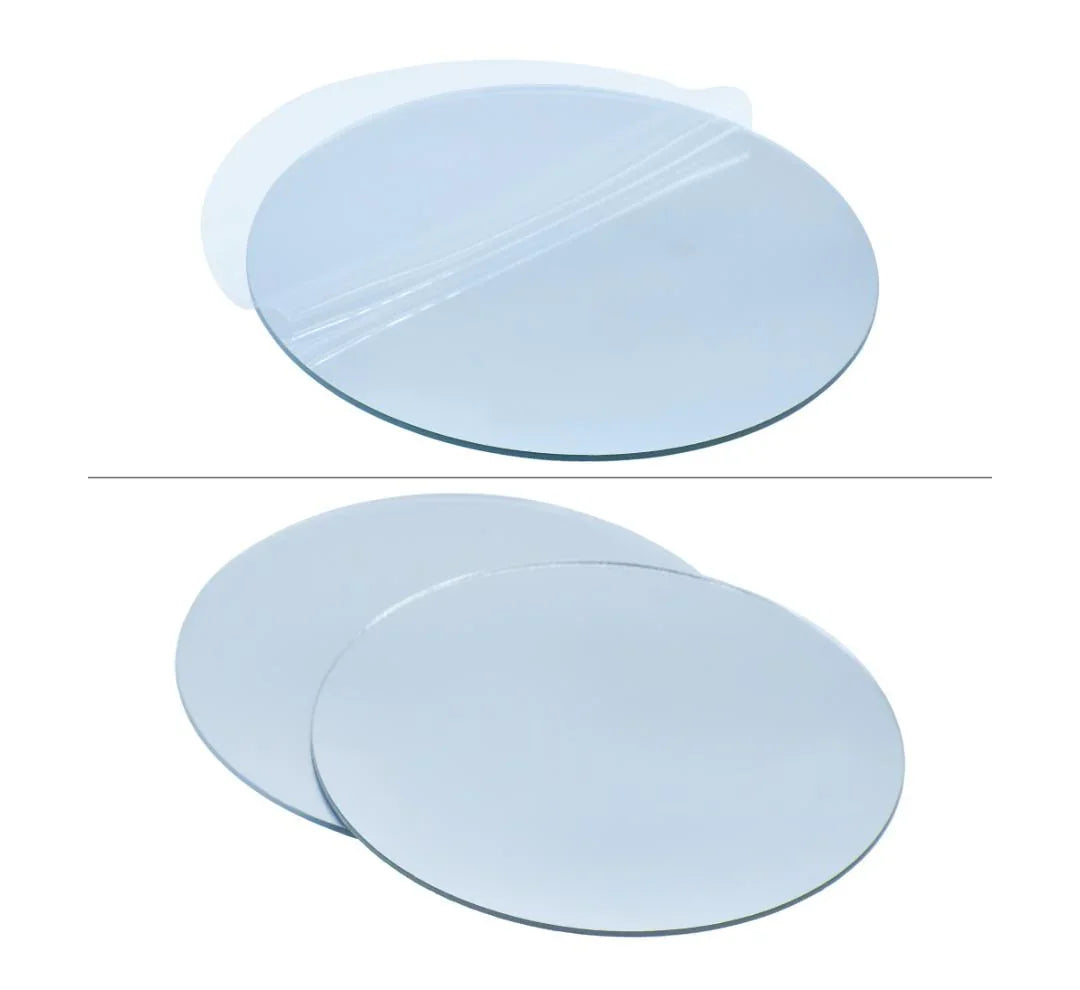 Acrylic Mirrors Round Silver 4 Inch Set 2 Pics AMRS02