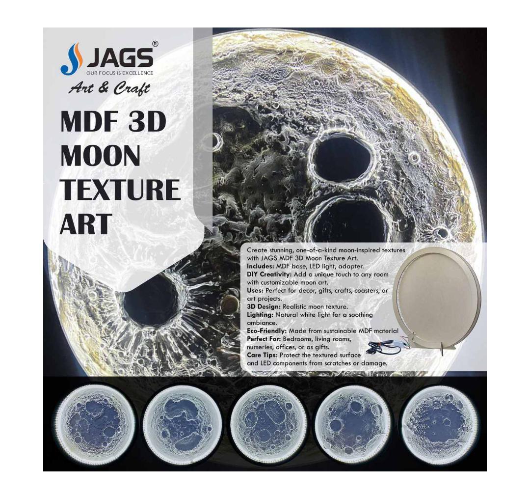 MDF Moon Making Light Round Base 12 Inches MFWL00