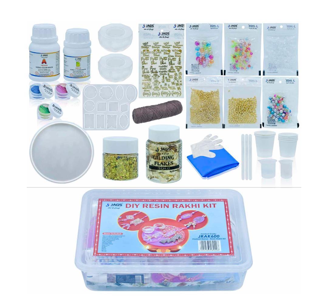 Jags Diy Resin Art Kit For Rakhi Making JRAK600