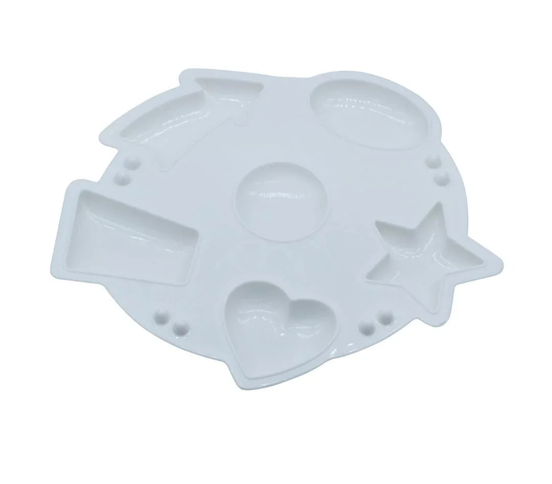 Jags Colour Mixing Palette Design 6 Shapes JCMP-3