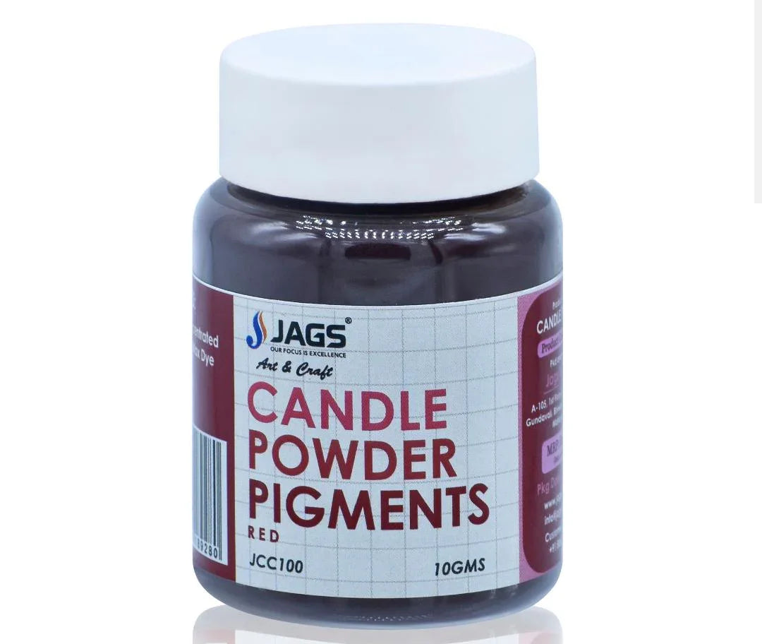 Jags Candle Color 10Gram Red JCC100