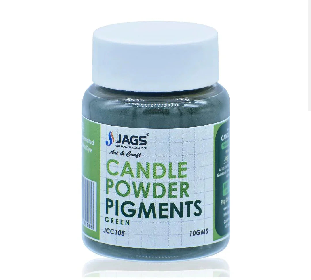 Jags Candle Color 10Gram Green JCC105