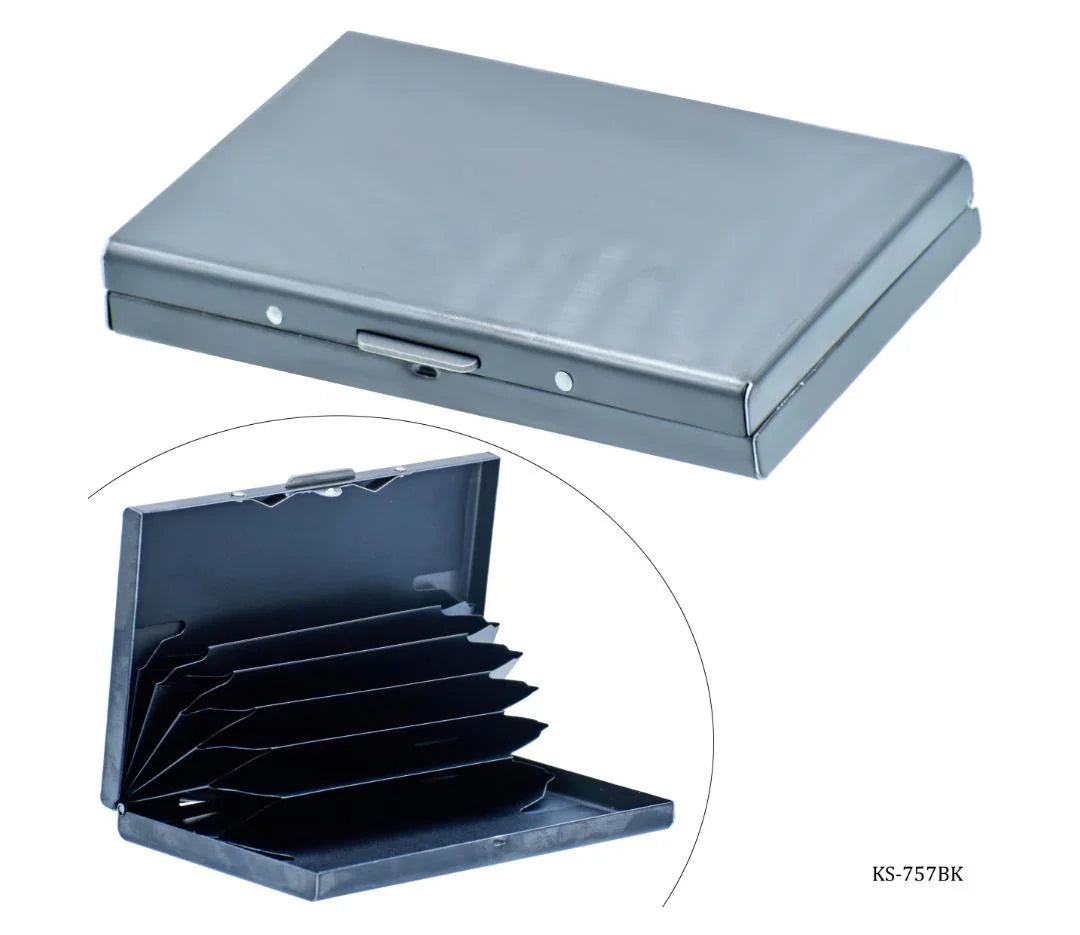 Card Holder Push Black KS-757BK