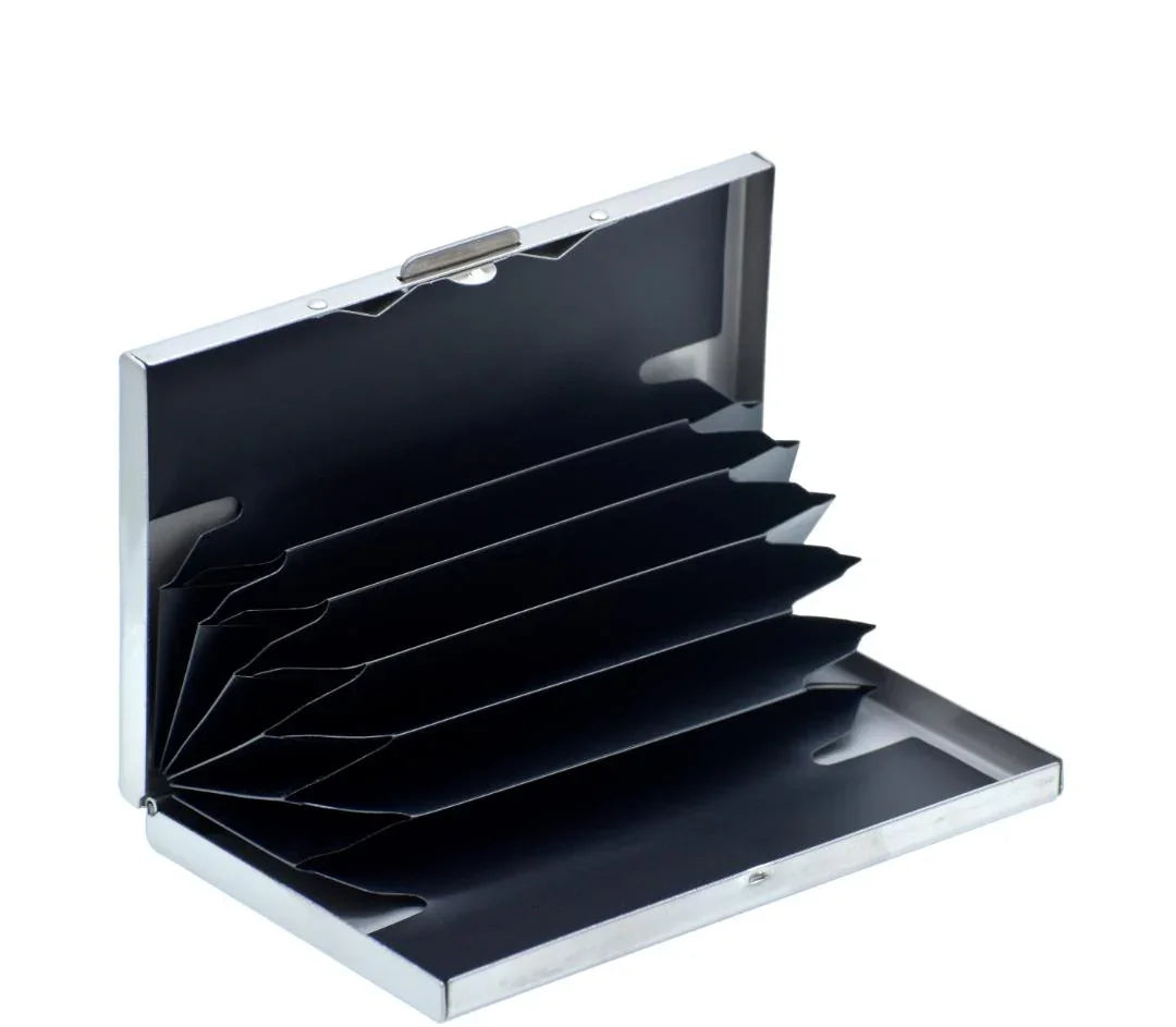 Card Holder Push Silver KS-757SR