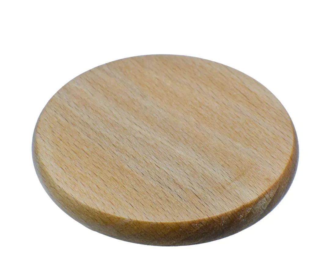Wooden Plate Tea Coaster Round 3X3 1 Pics WPTCR3