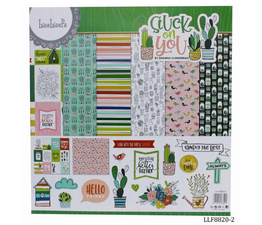 Scrapbook 12x12 Stuck On You LLF8820-2