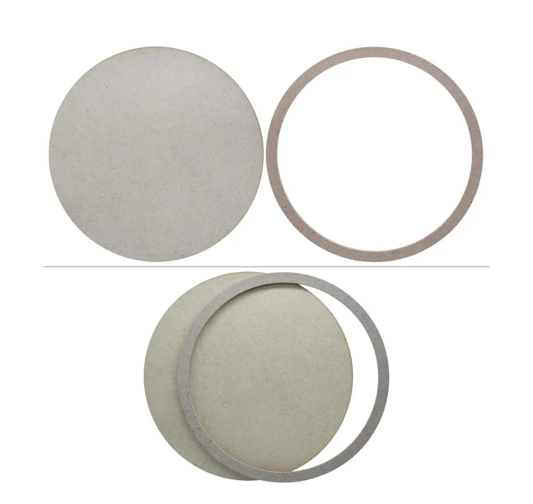 Mdf Frame 11MM X 15MM With 2MM Base Round 10Inch MFWRD01