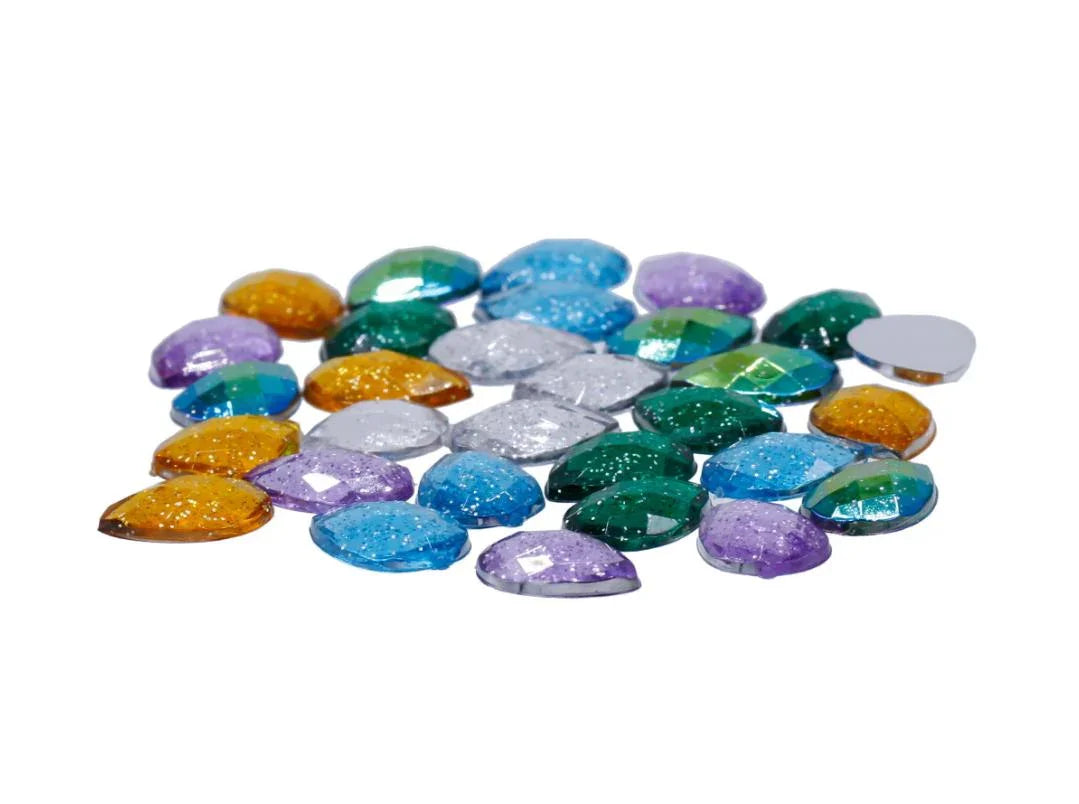 Jags Kundan Stone Diamond Drop Glitter Small 30Pcs J10X14-18