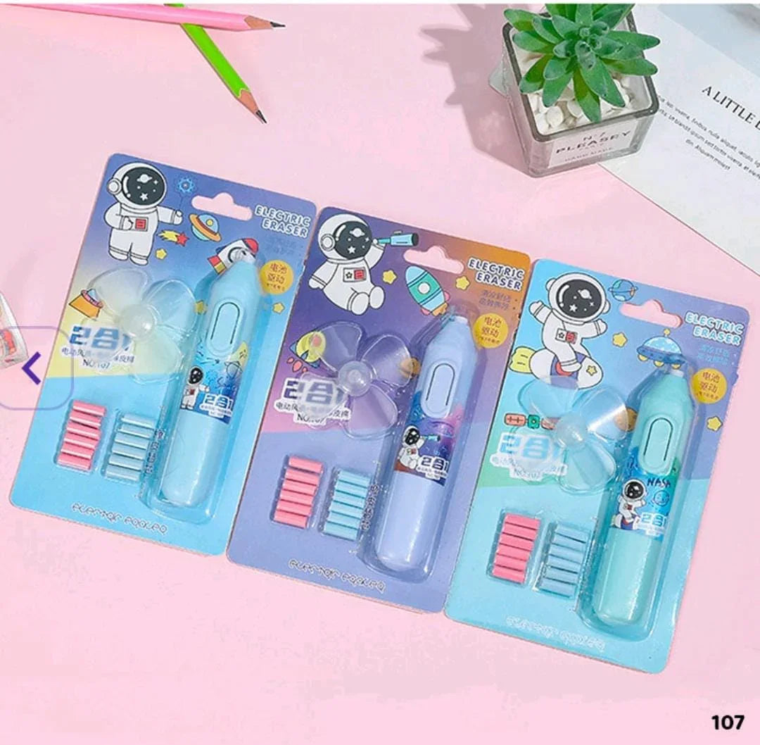107 Electric Eraser With Fan