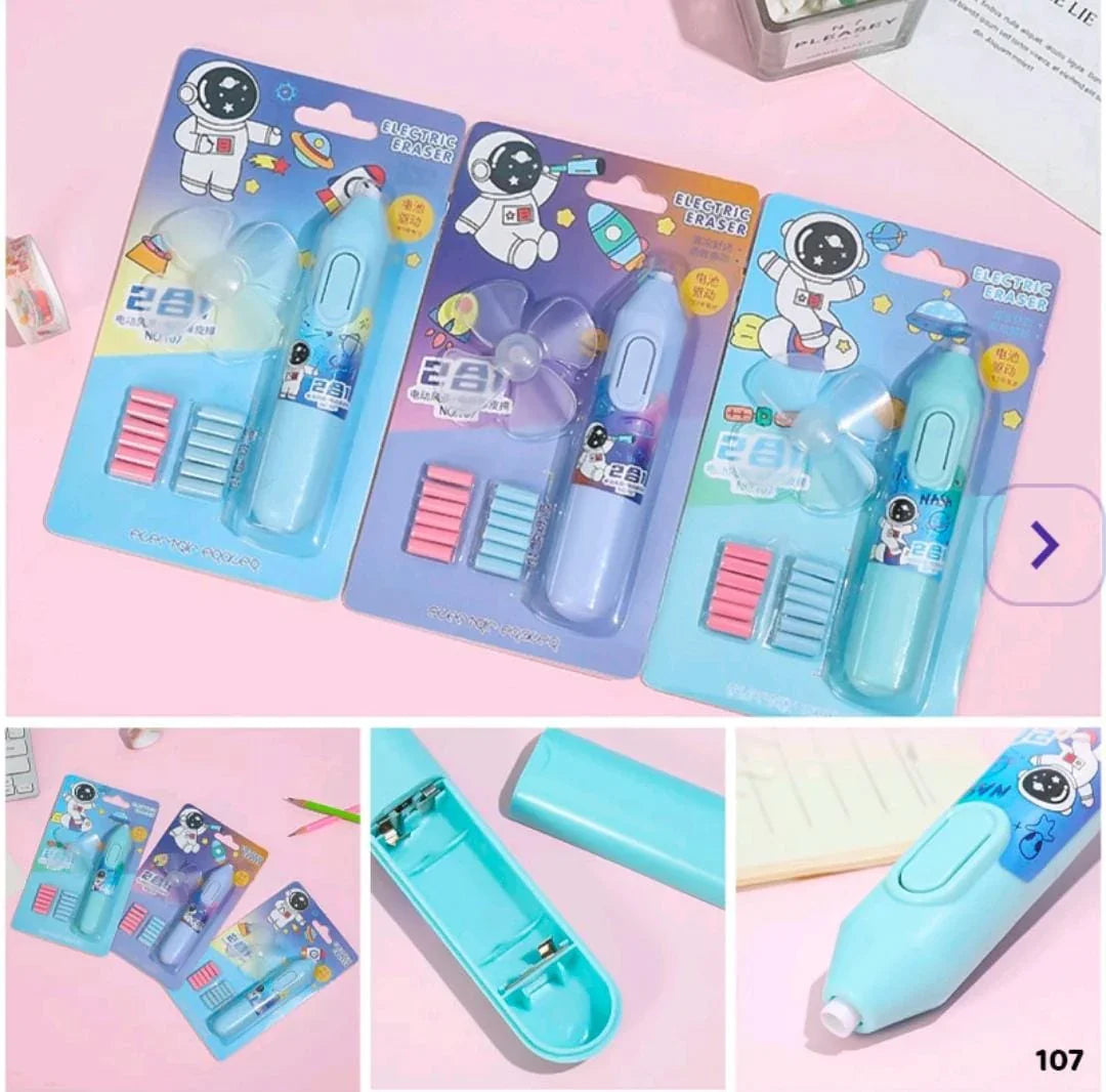 107 Electric Eraser With Fan