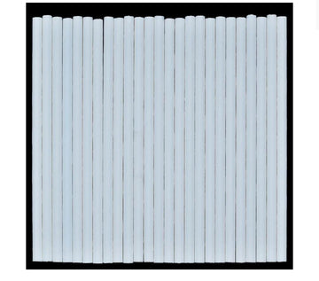 Jags Paper Straw White Plain 50Pcs 6MM JPSW6MM