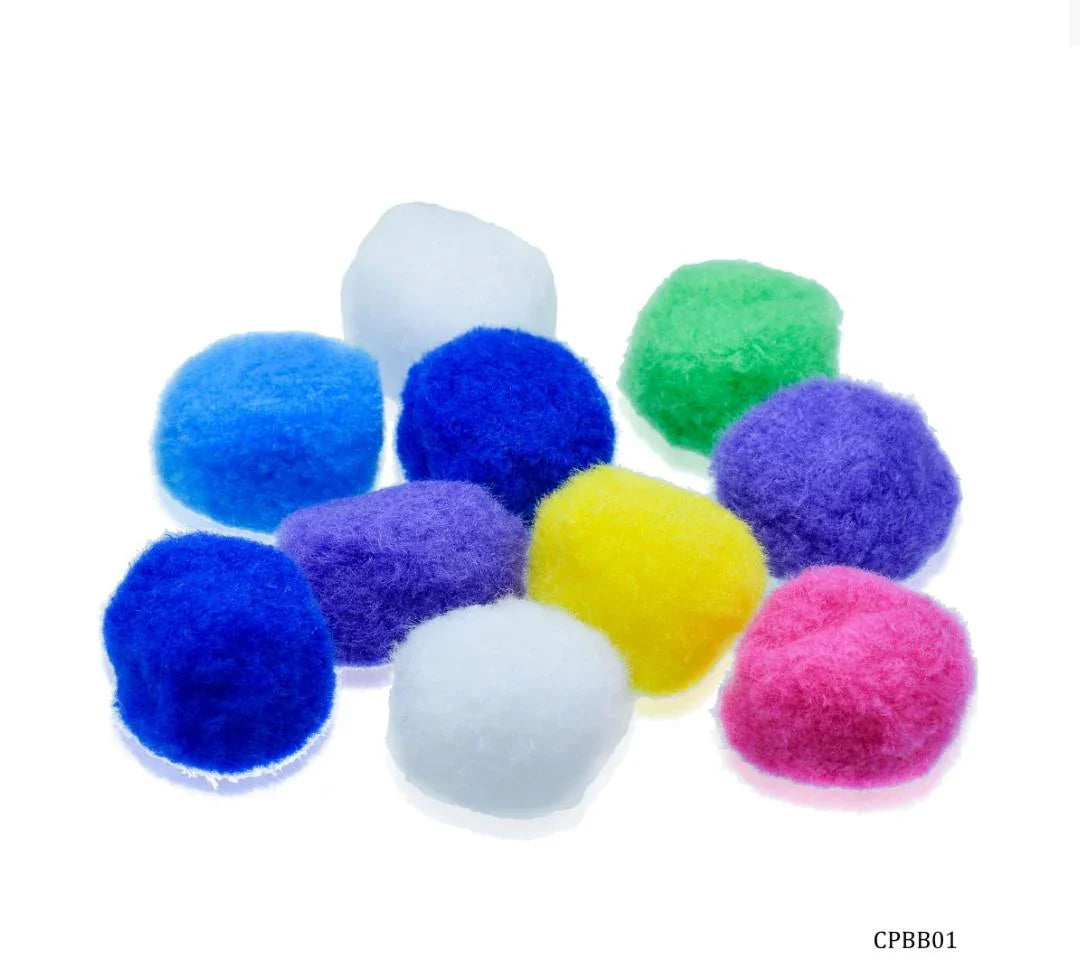 Pom Pom Ball Big 4CM 10 Pics CPBB01