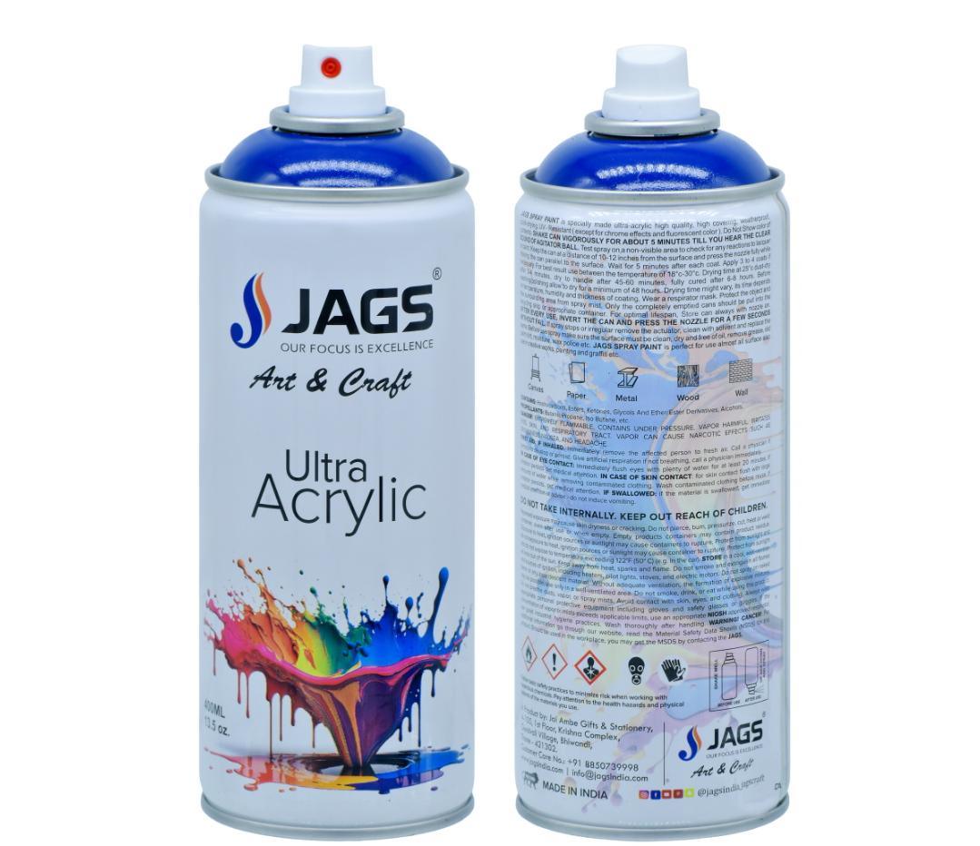 Jags Spray Ultra Acrylic 400ml Ultra Marine Blue J400M5002