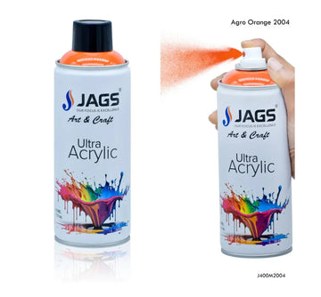 Jags Spray Ultra Acrylic 400ml Agro Orange 2004 J400M2004