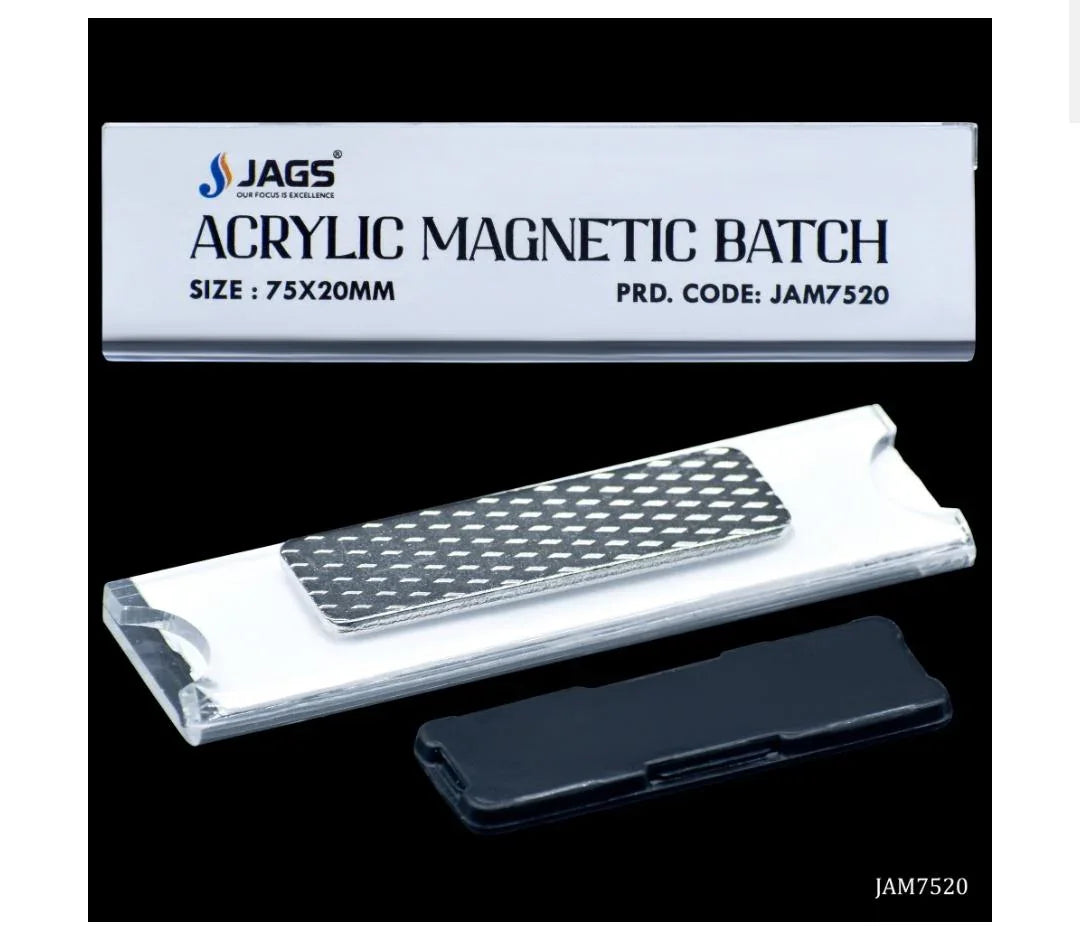 Jags Acrylic Magnetic Batch 75X20MM JAM7520