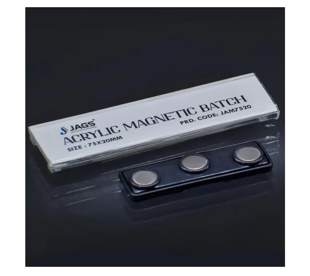 Jags Acrylic Magnetic Batch 75X20MM JAM7520