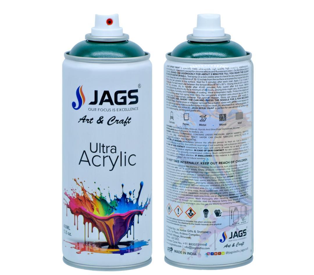 Jags Spray Ultra Acrylic 400ml Bus Green 6005 J400M6005