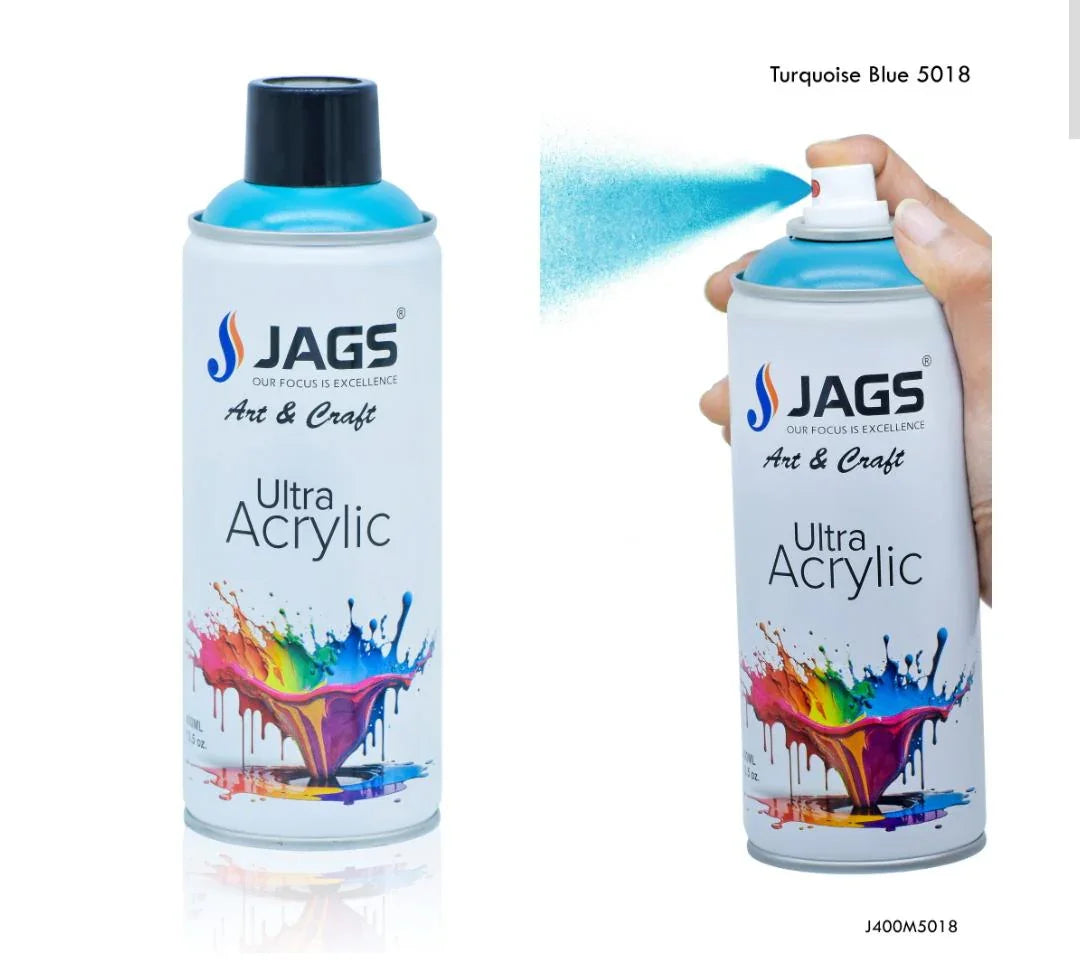 Jags Spray Ultra Acrylic 400ml Turqoise Blue 5018 J400M5018