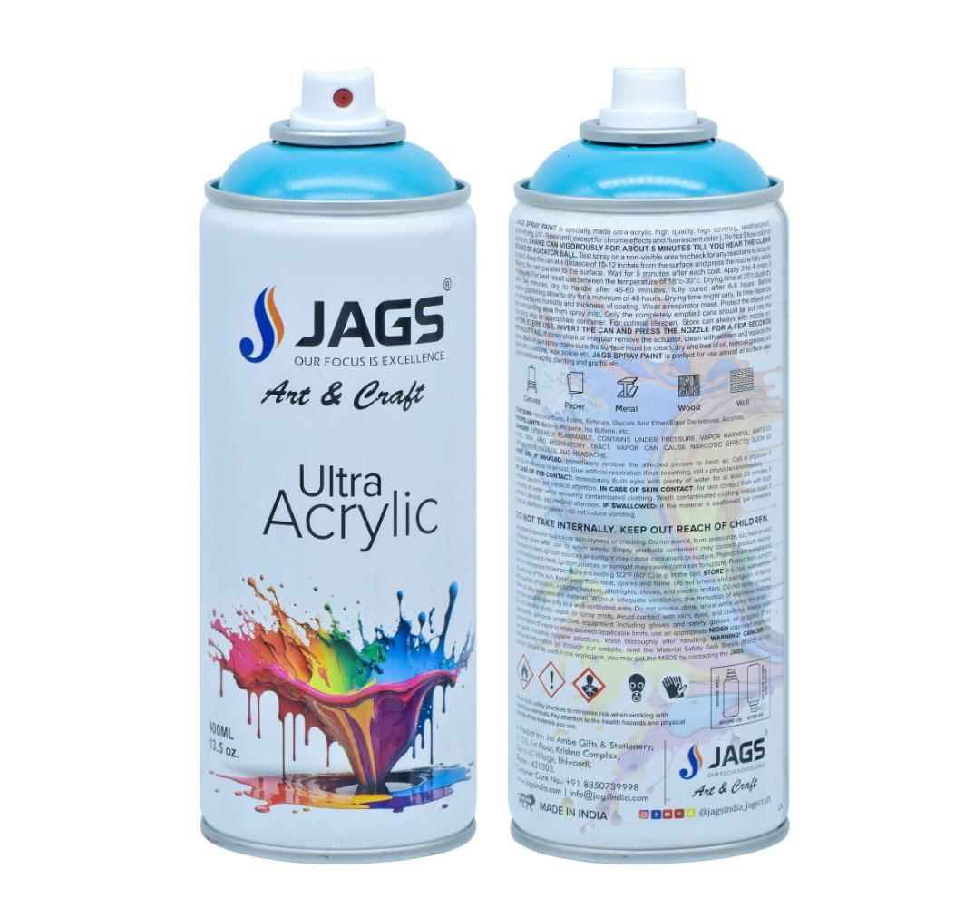 Jags Spray Ultra Acrylic 400ml Turqoise Blue 5018 J400M5018