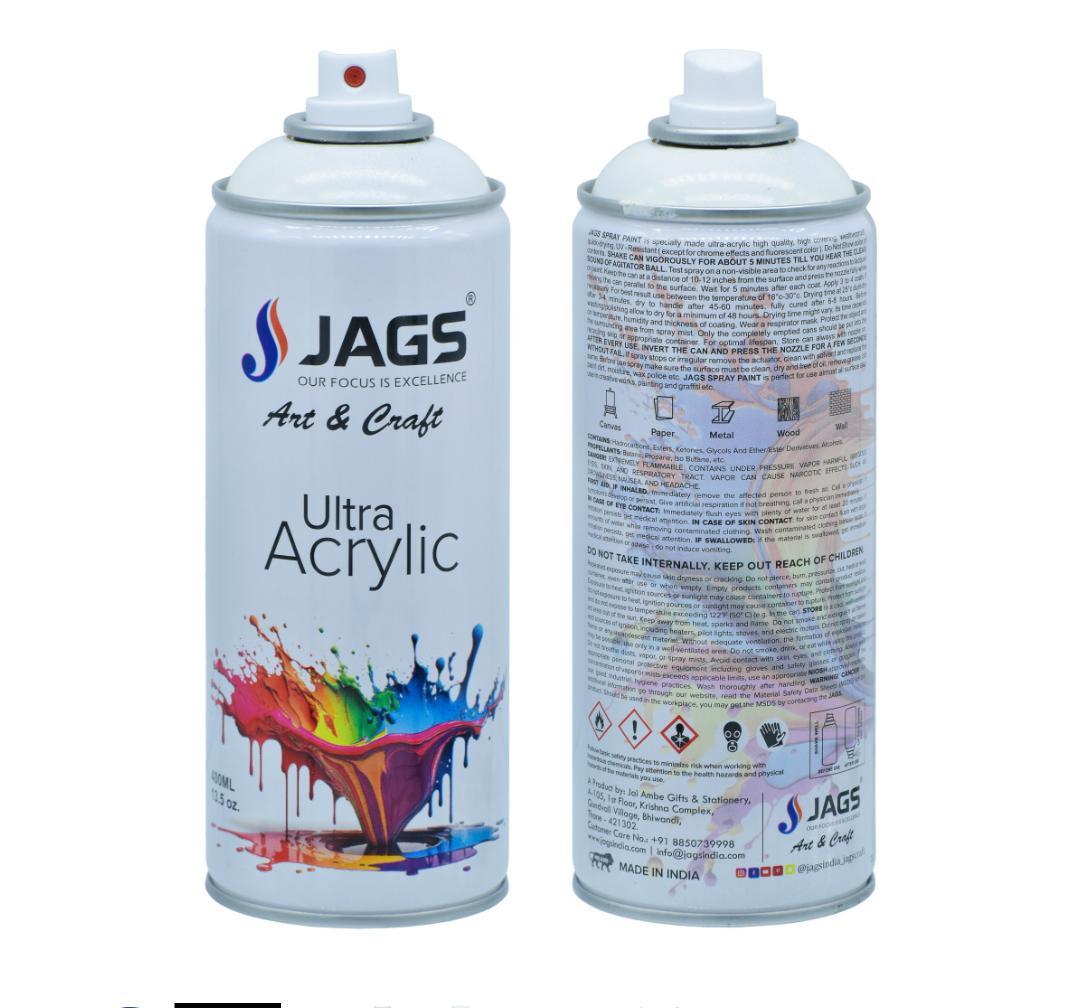 Jags Spray Ultra Acrylic 400ml Ivory 109 J400M109