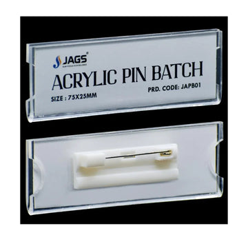 Jags Acrylic Pin Batch 75X25MM JAPB01