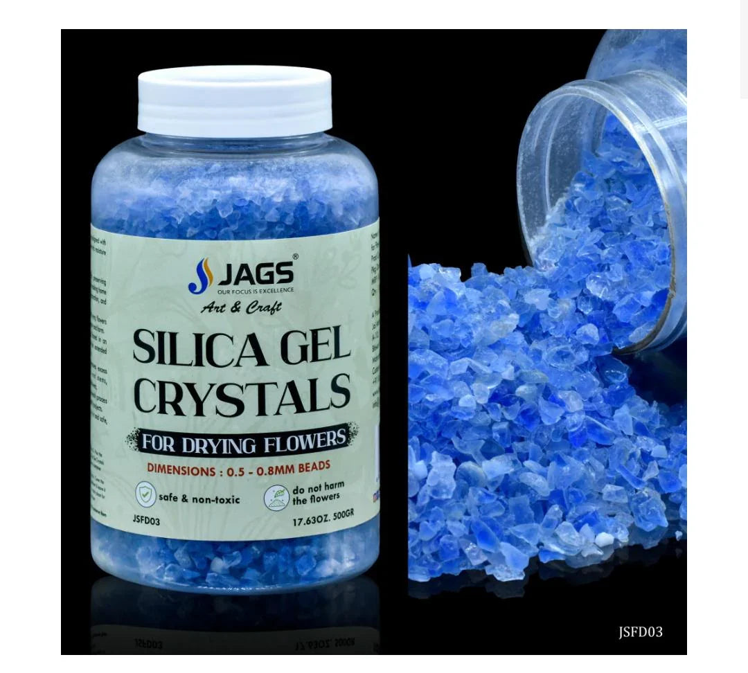 Jags Silica Flower Drying Gel Blue 500Gms 4To6 MM 5X8 JSFD03