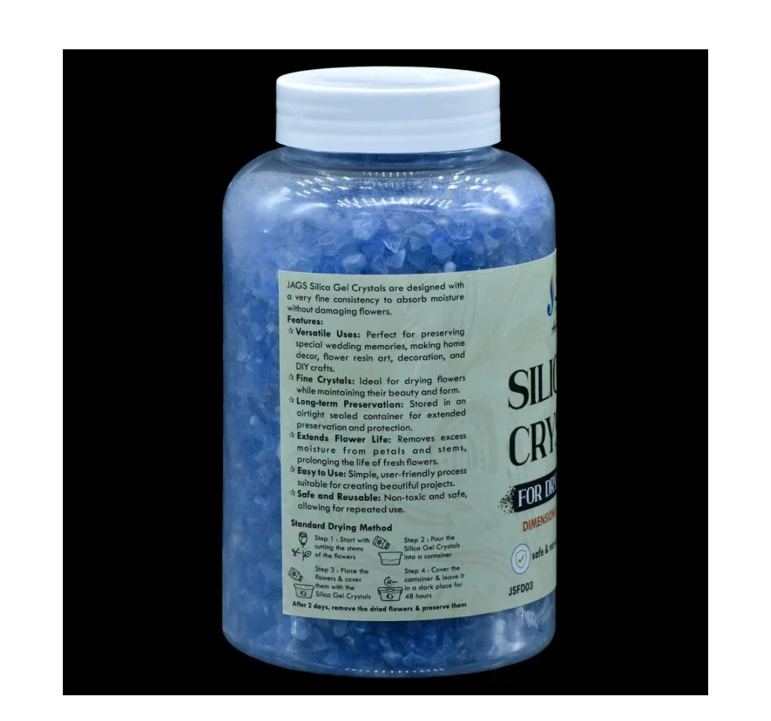Jags Silica Flower Drying Gel Blue 500Gms 4To6 MM 5X8 JSFD03