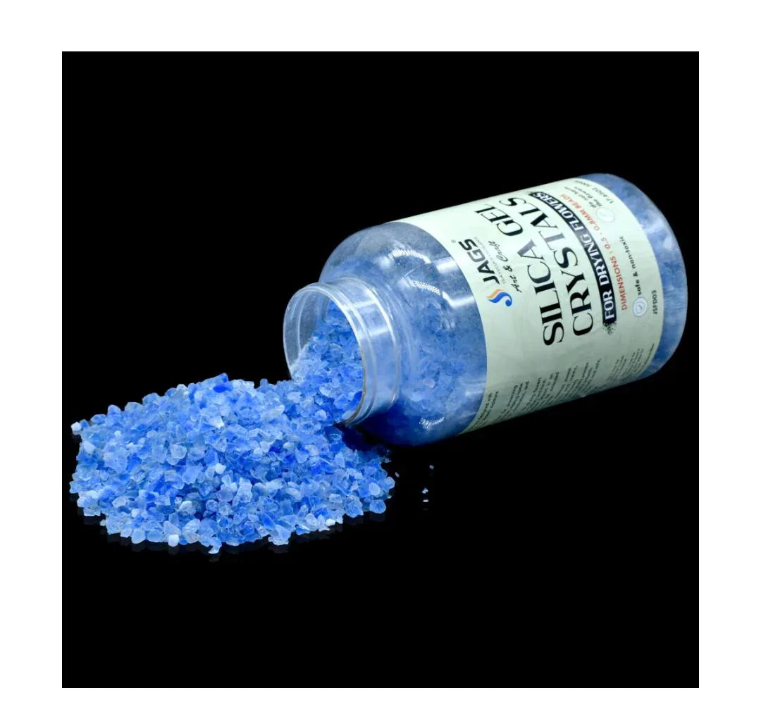 Jags Silica Flower Drying Gel Blue 500Gms 4To6 MM 5X8 JSFD03