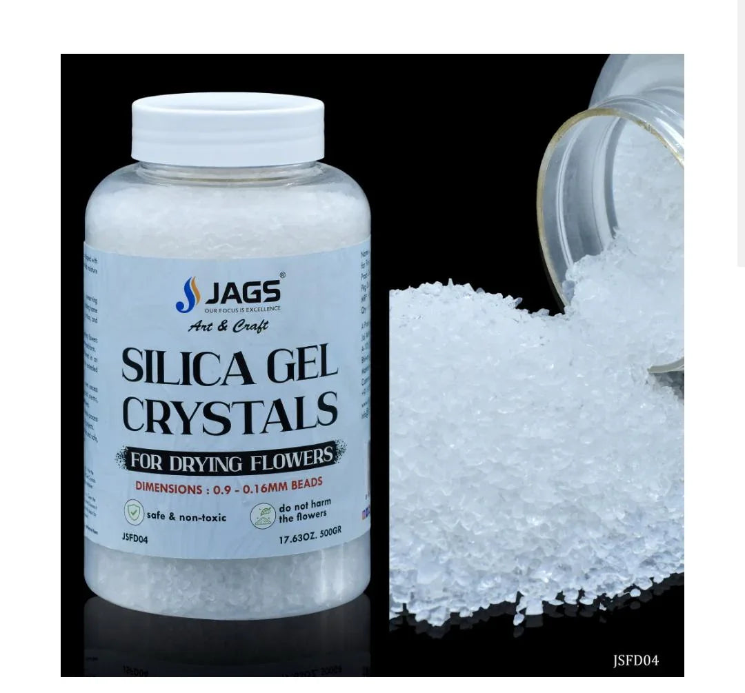 Jags Silica Flower Drying Gel 500Gms 1 To 2 MM 9X16 JSFD04