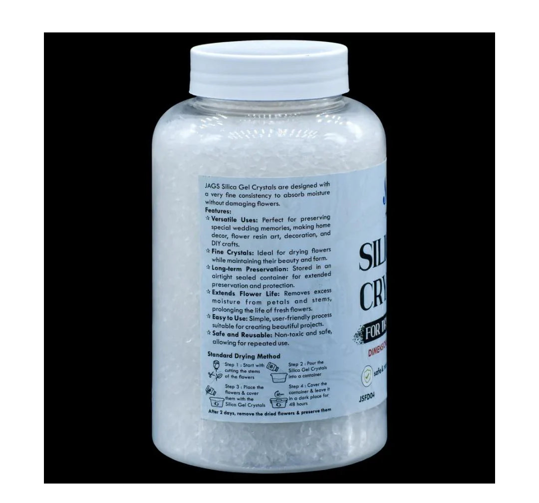 Jags Silica Flower Drying Gel 500Gms 1 To 2 MM 9X16 JSFD04