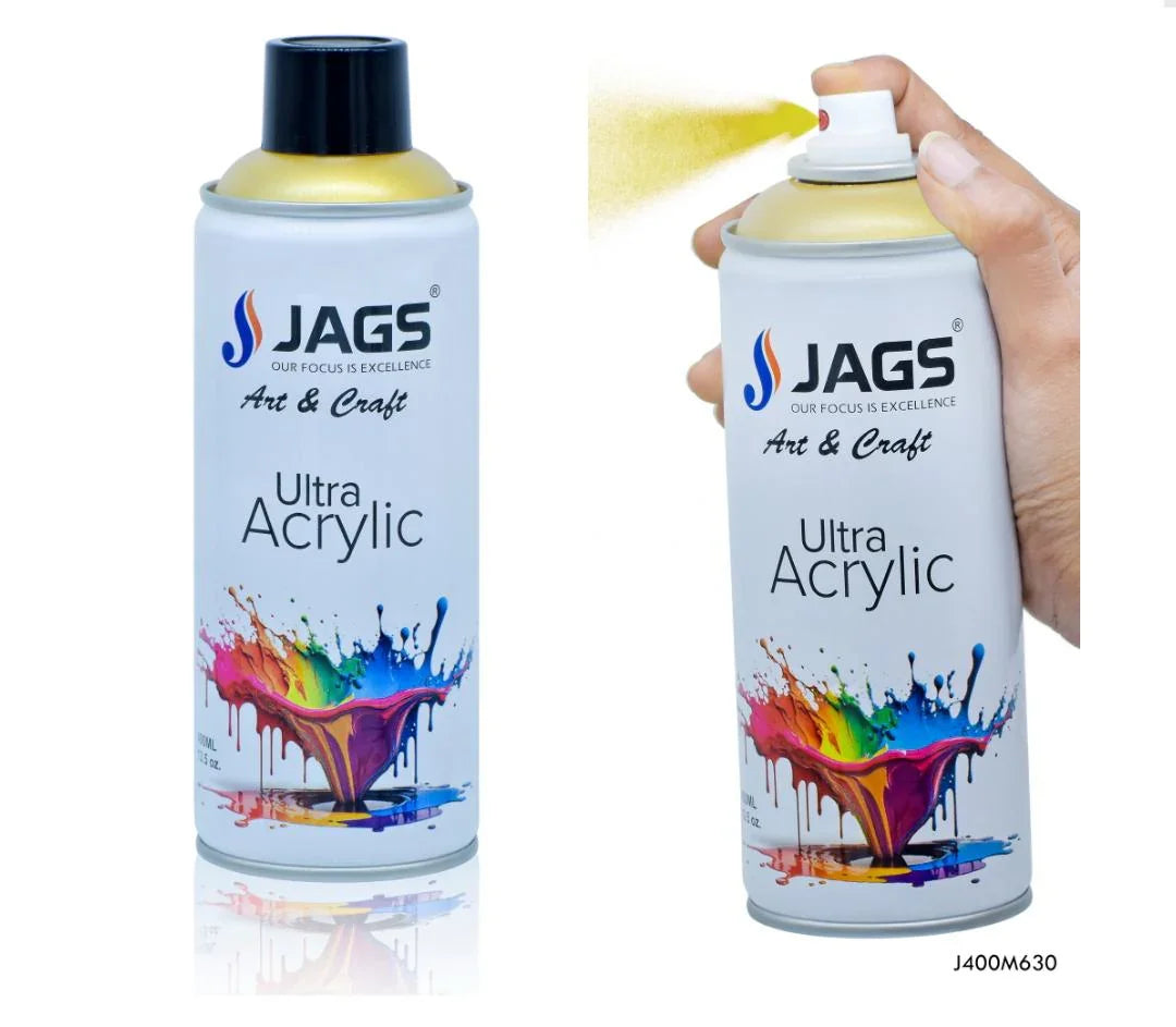 Jags Spray Ultra Acrylic 400ml Gold Pearl 630 J400M630