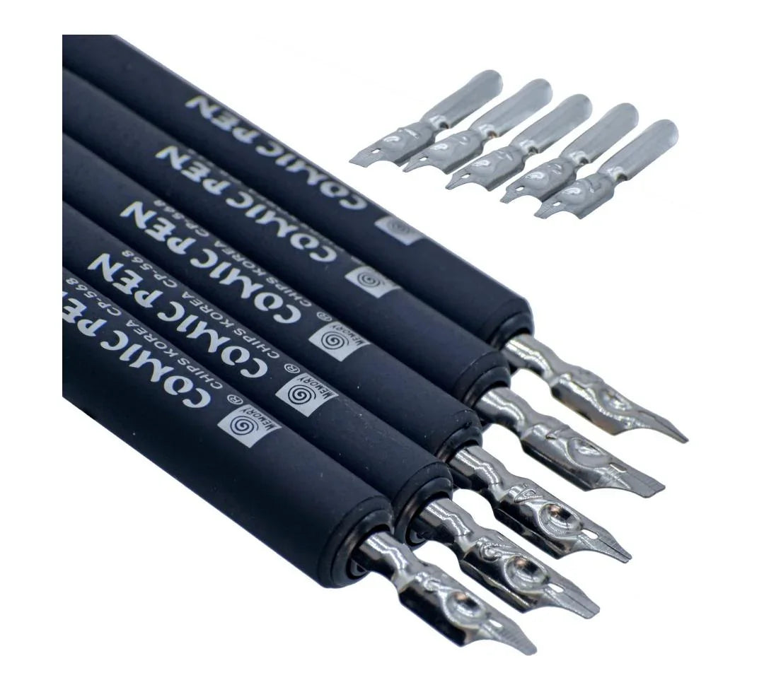 Calligraphy Click Set Plastic Holder Set of 6Pics CP568-5