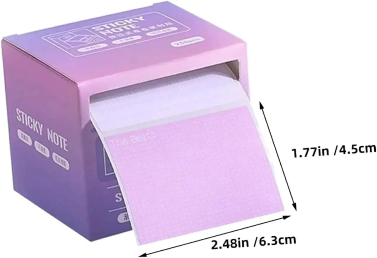 Dreamy Pastel peel Off sticky notes I Pack of 1 (256 pcs roll )