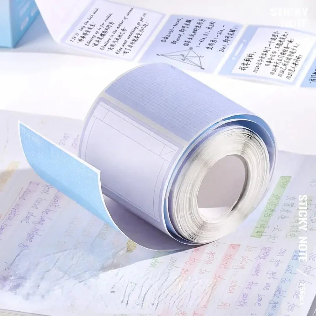Dreamy Pastel peel Off sticky notes I Pack of 1 (256 pcs roll )